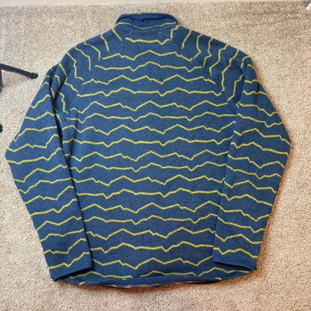 The North Face Fleece Jacket Mens Large Blue Yellow Gordon Lyons Snap Up